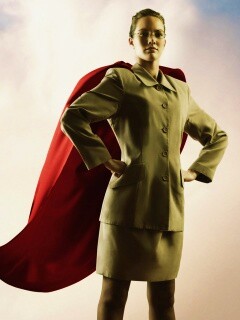 Офисный супергерой обои