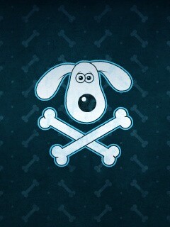 Громит и пересеченные кости обои