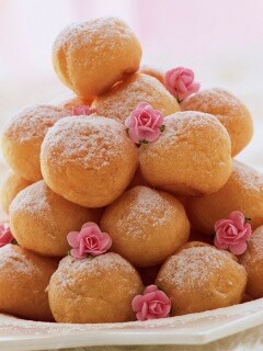 Круглые пироженки обои