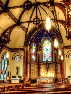 Внутреннее убранство собора обои