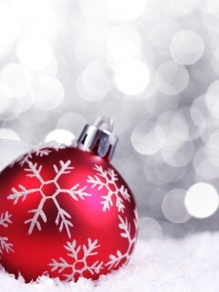 Новогодние игрушки обои