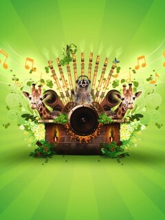 Музыка джунглей обои