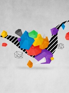 Полет абстрактной фантазии обои