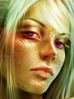 Молодая светлая эльфийка обои
