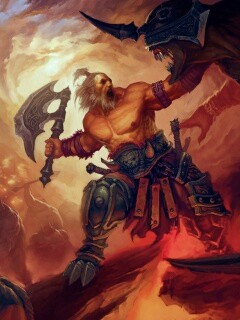 Варвар из Diablo 3 обои