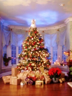 Подарки под ёлкой обои