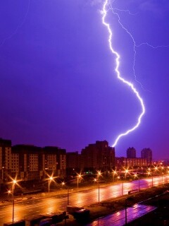 Молния обои