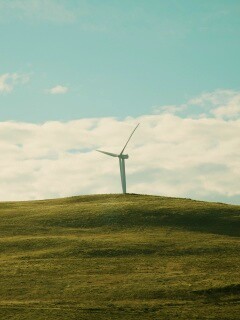 Ветряки в поле обои