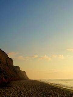 Уединенный пляж обои