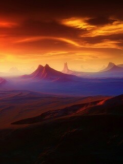 Инопланетный ландшафт обои