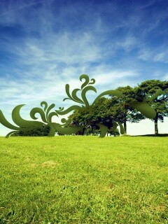 На равнине обои