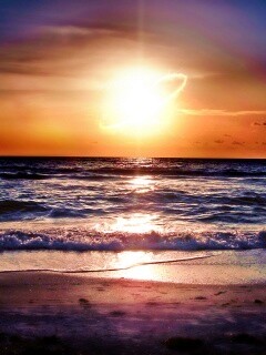 Морской закат обои