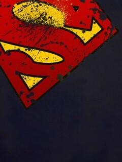 Потертый знак Супермена обои