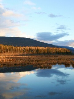 Осеннее озеро обои