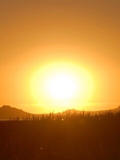 Сельский закат обои