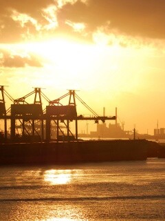 Грузовой порт обои