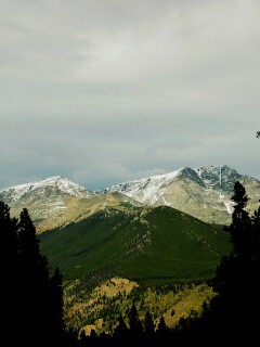 Вид на горы обои