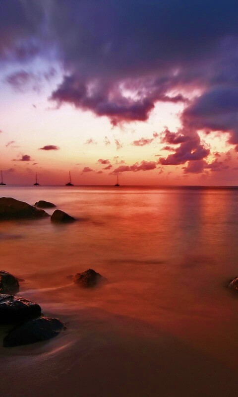 Кровавое море обои