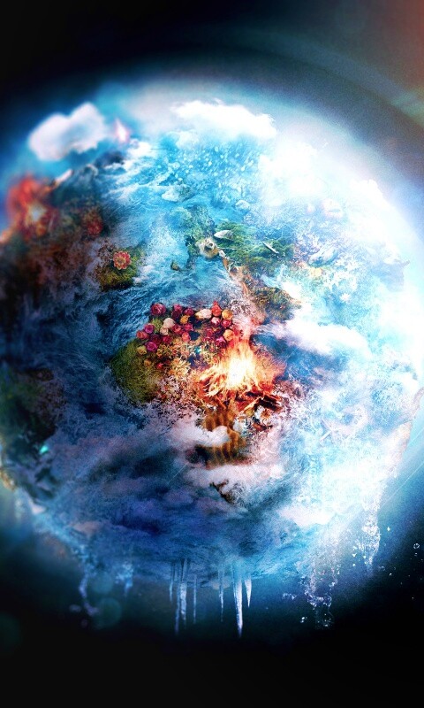 Обледеневшая земля обои