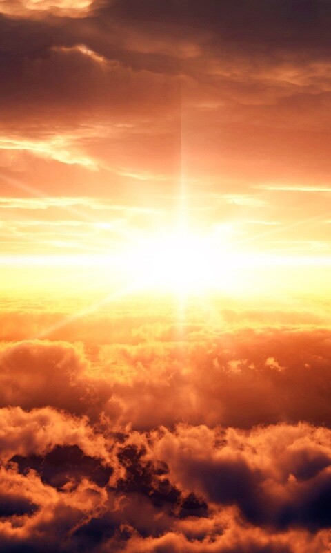 Небеса и солнце обои