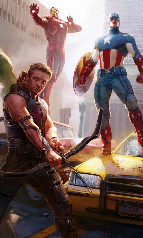 Арт к фильму Мстители обои