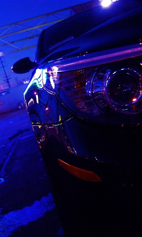 Ночная автомойка обои