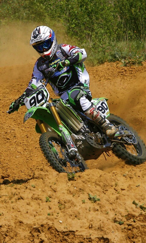 На мототреке обои