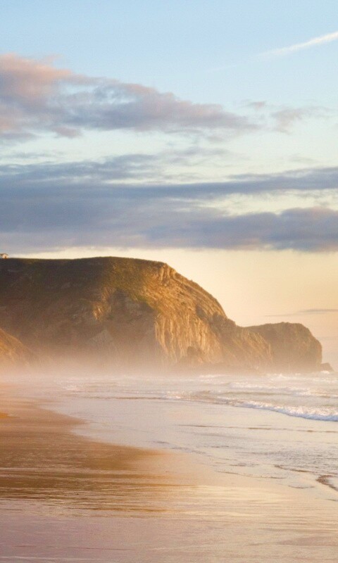 Горы уходящие в море обои