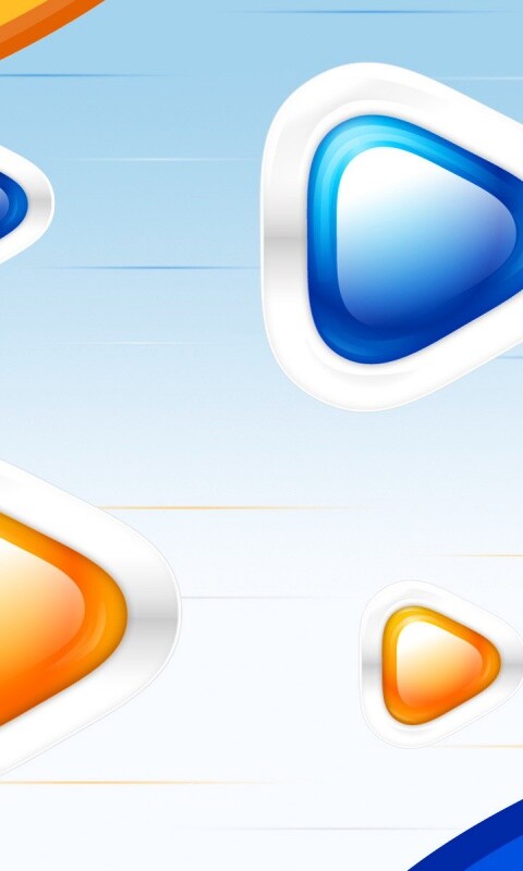 Разноцветный кнопки Play обои