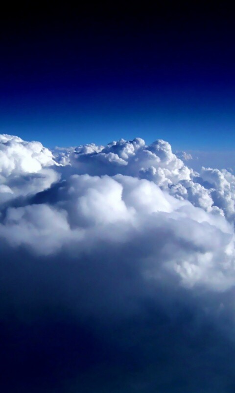 Над облаками обои