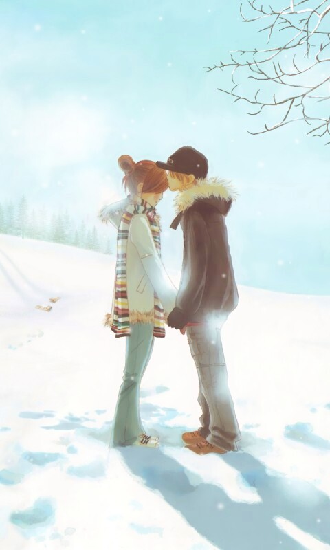 Влюбленная пара обои