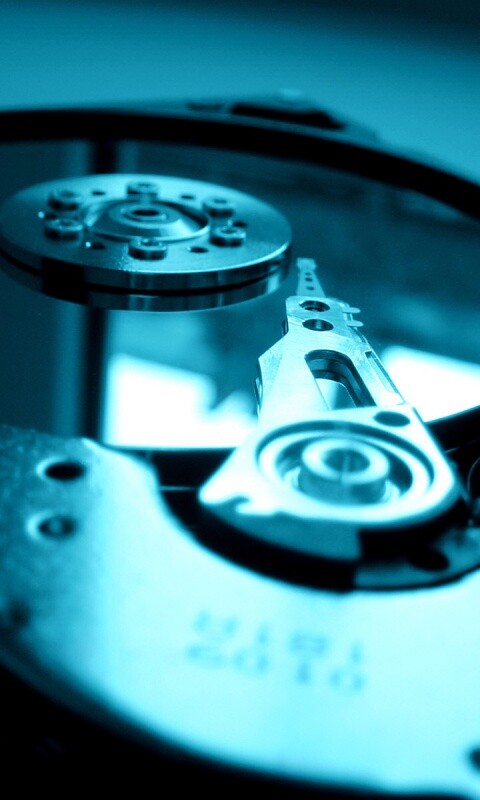 Разобранный жесткий диск обои