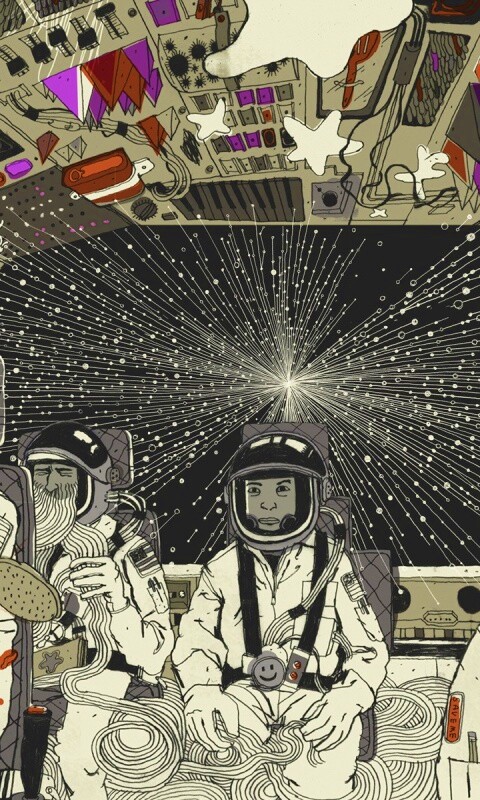 Упоротые космонавты обои