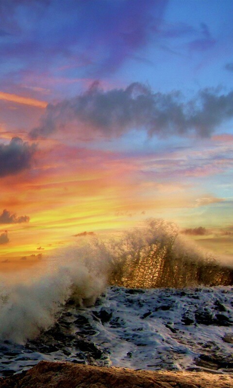 Бушующее море обои