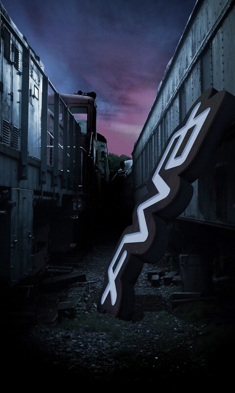 Упавшая вывеска обои