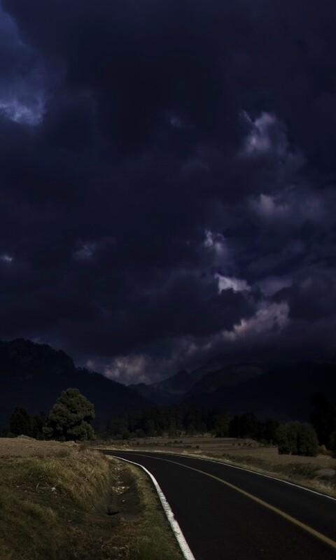 Чернеющее небо обои