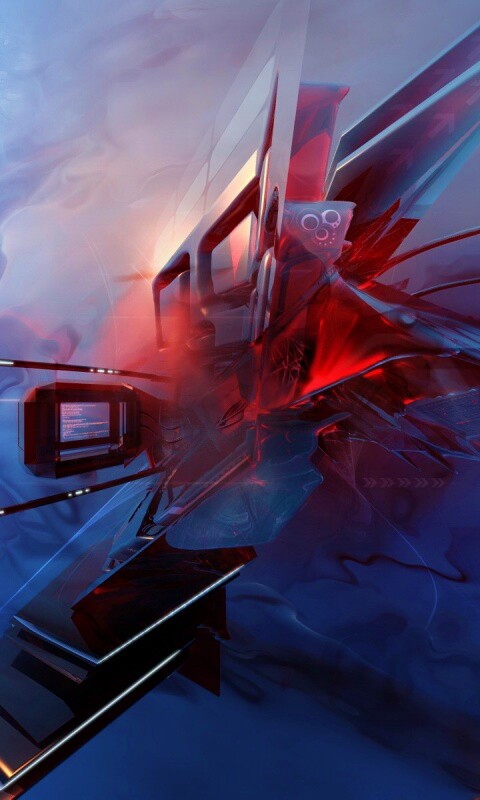 Технологичная абстракция обои