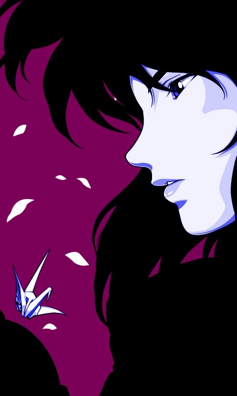 Девушка делает оригами обои