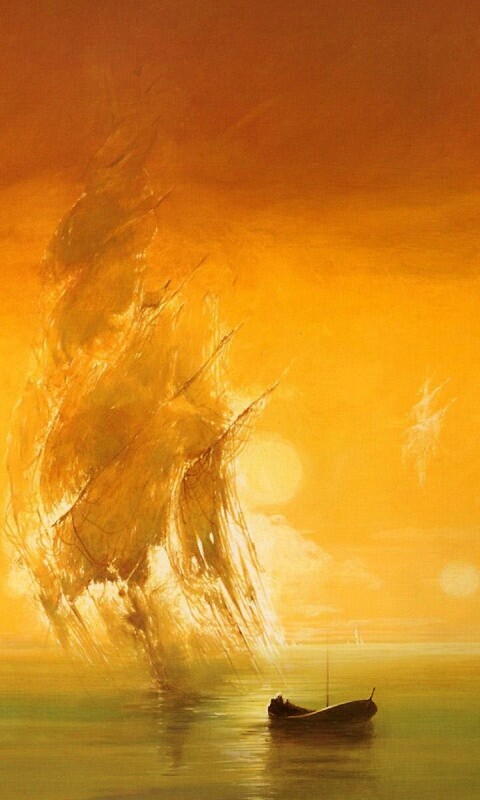 Призрачный парусник обои