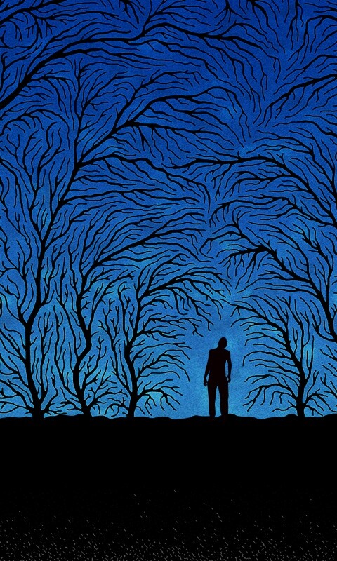 Смыкающиеся деревья обои