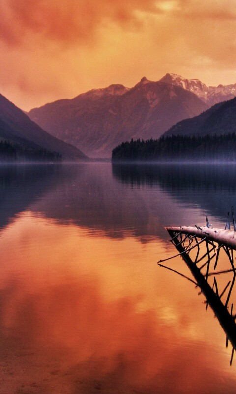 Горное озеро обои