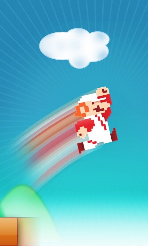 Прыжок Марио обои