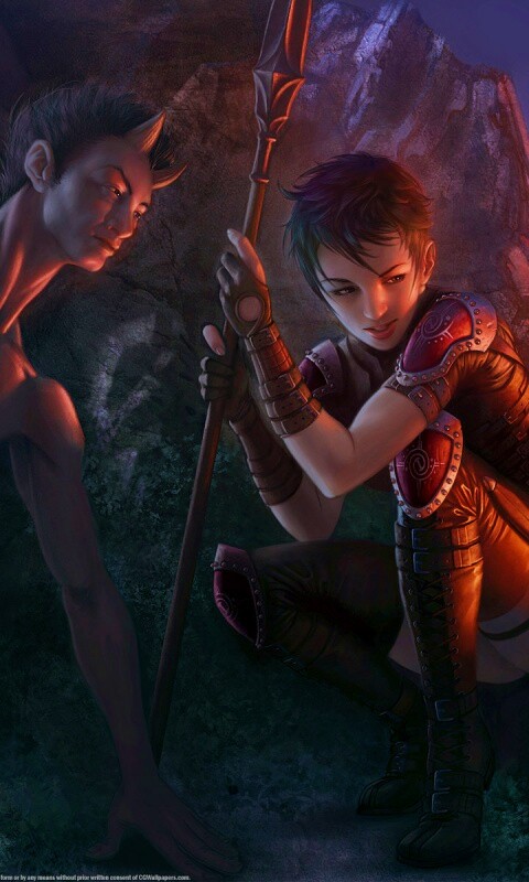 Девушка и сильван обои