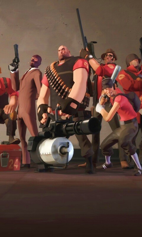 Герои игры Team Fortress 2 обои