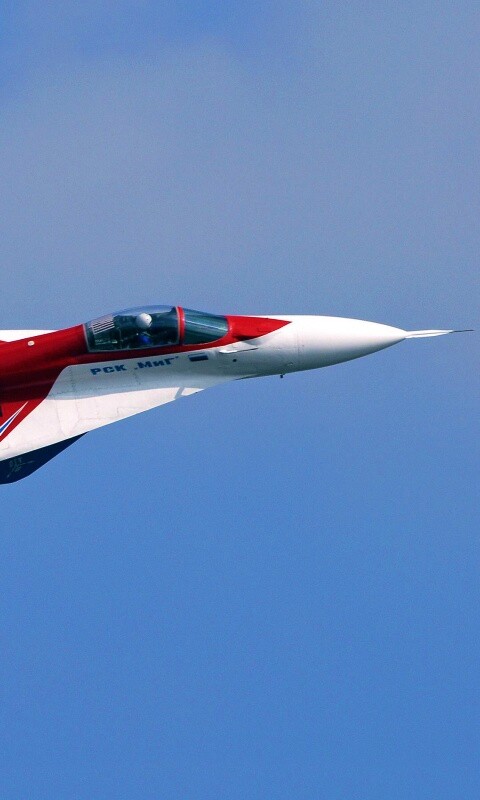 Истребитель МИГ пилотажной группы обои