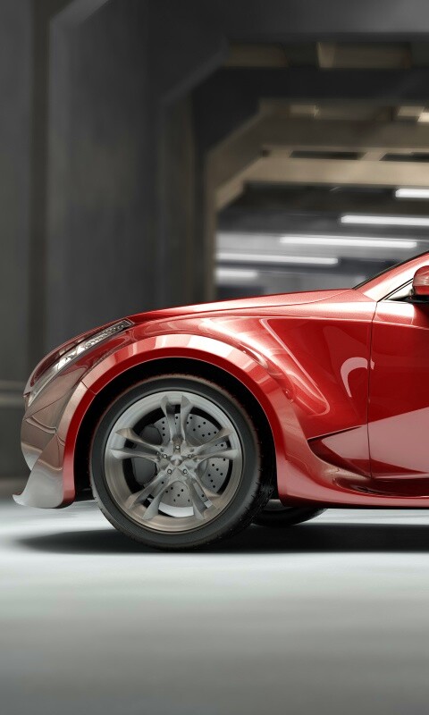 Красный концепт обои