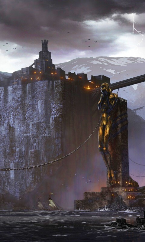 Концепт арт из Dragon Age 2 обои