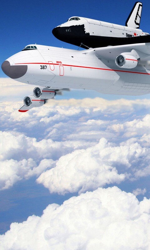 Авиатранспортировка Бурана обои