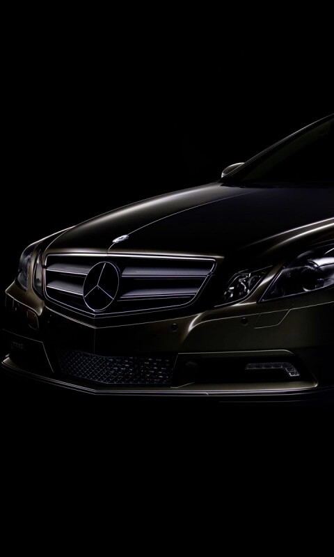 Черный Мерседес обои