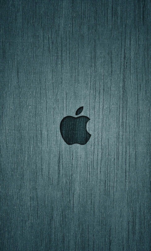 Логотип Apple на доске обои